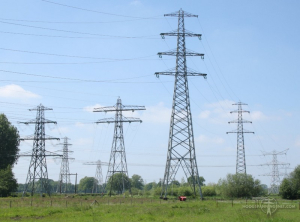 Elektriciteitstracé bij park TC Welgelegen